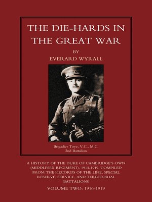 cover image of The Die-Hards in the Great War, Volume 2
